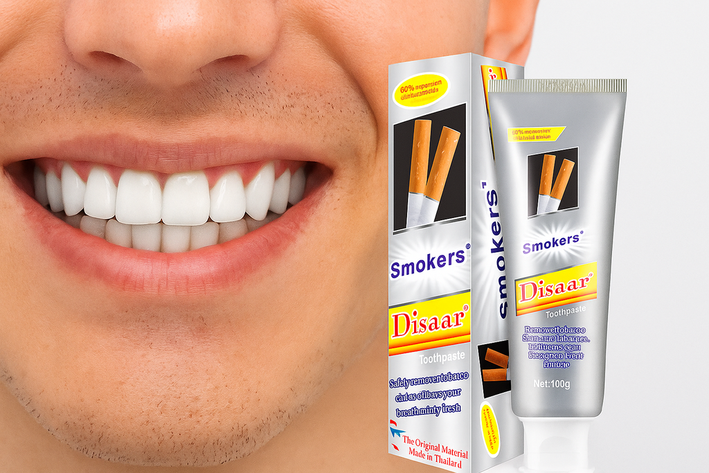 🦷✨ Disaar Smokers’ Toothpaste – Blanqueador dental para fumadores