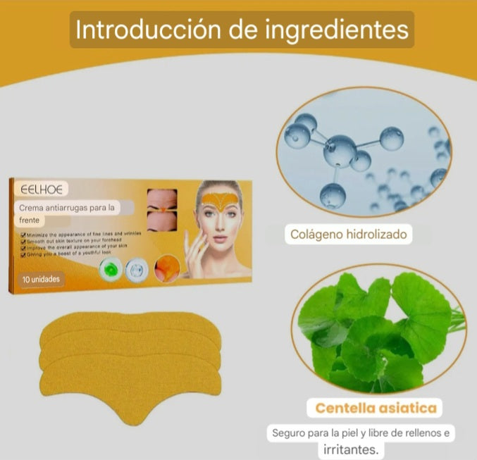 Parche medicinal removedor de arrugas
